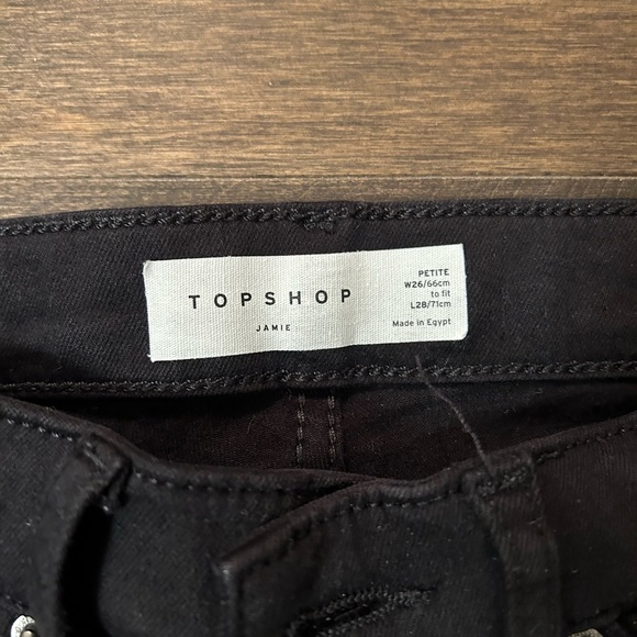 Topshop Jamie Jeans NWOT (Black) - Picture 2 of 2